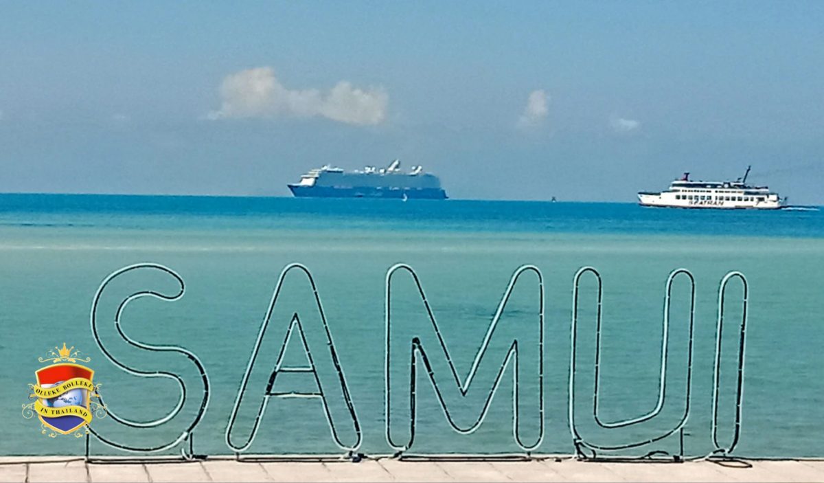 Luxe cruiseschip brengt 5 miljoen baht naar Samui