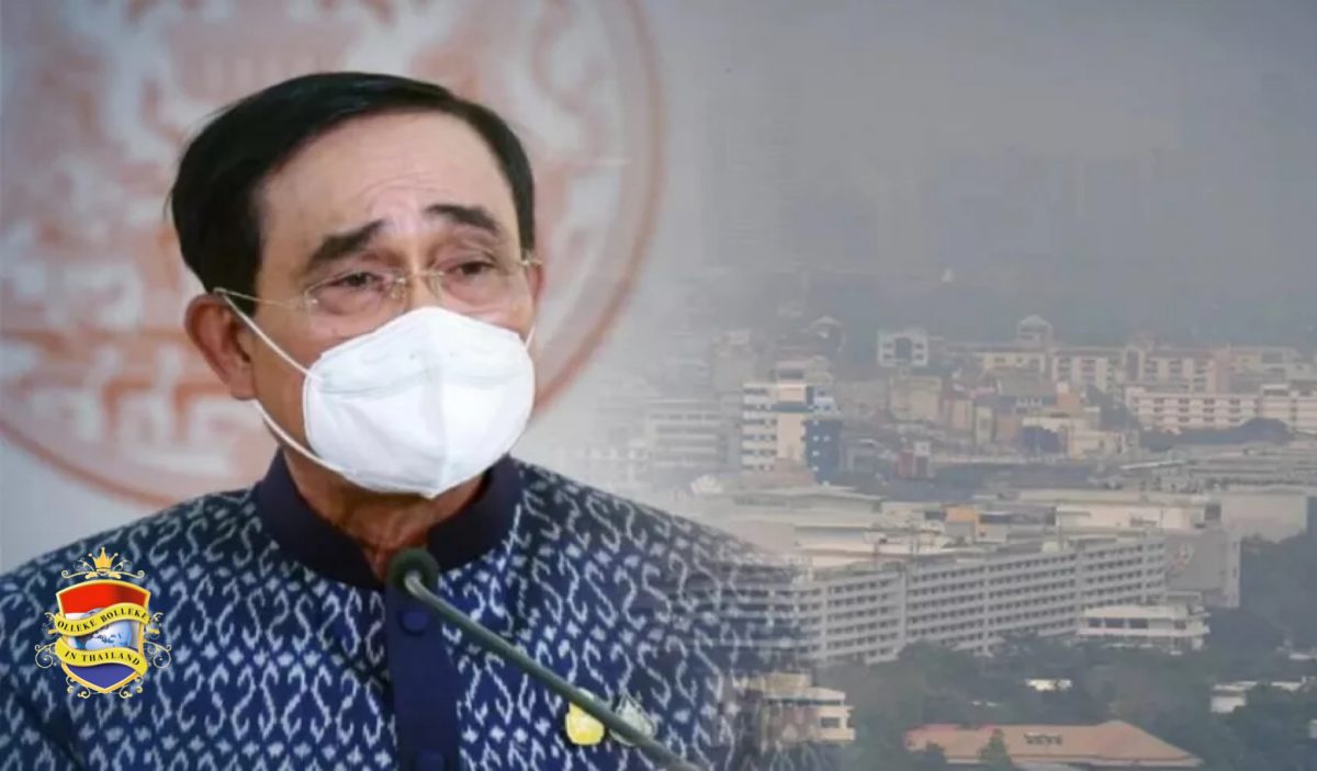 Regering Thailand adviseert iedereen om gezichtsmaskers te dragen daar het pm2.5 fijnstofniveau in het hele land gevaarlijk hoog is