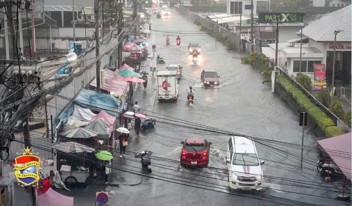 Songkran in Thailand moet nog gevierd worden maar 15 districten in de hoofdstad hebben al te maken met de nodige overstroming’s problemen