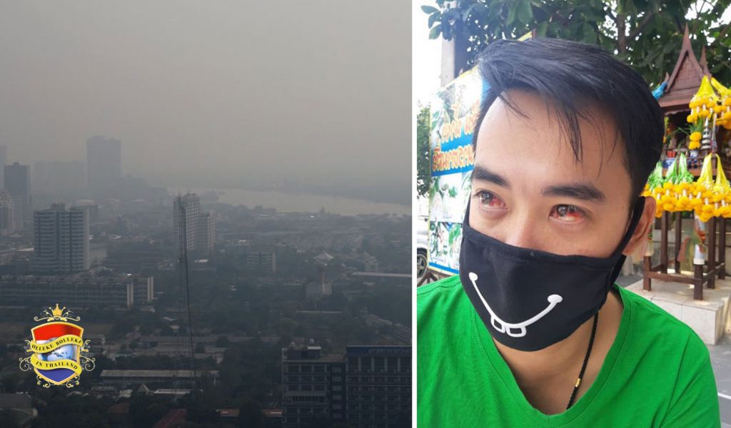 ‘Ik voel mijn ogen branden’: Thailand zegt binnen te blijven als de luchtvervuiling toeneemt