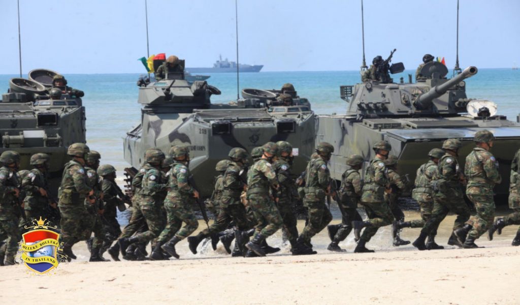 Marine start dit jaar een grote verdedigingsoefening in Oost-Thailand 