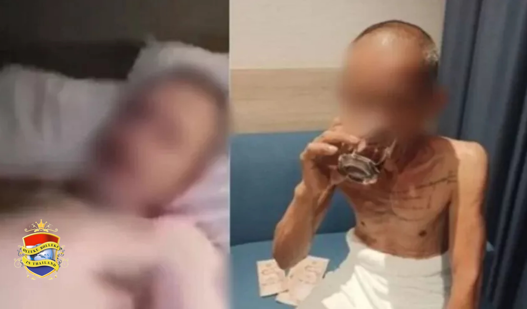 Monnik in Thailand beweert tijdens opname van een sex-videoclip gedrogeerd te zijn door een Duitse man