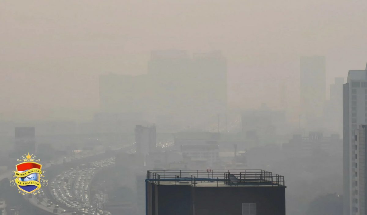 Méér dan 1,4 miljoen mensen in Thailand lijden aan ziekten die direct verband houden met de luchtvervuiling