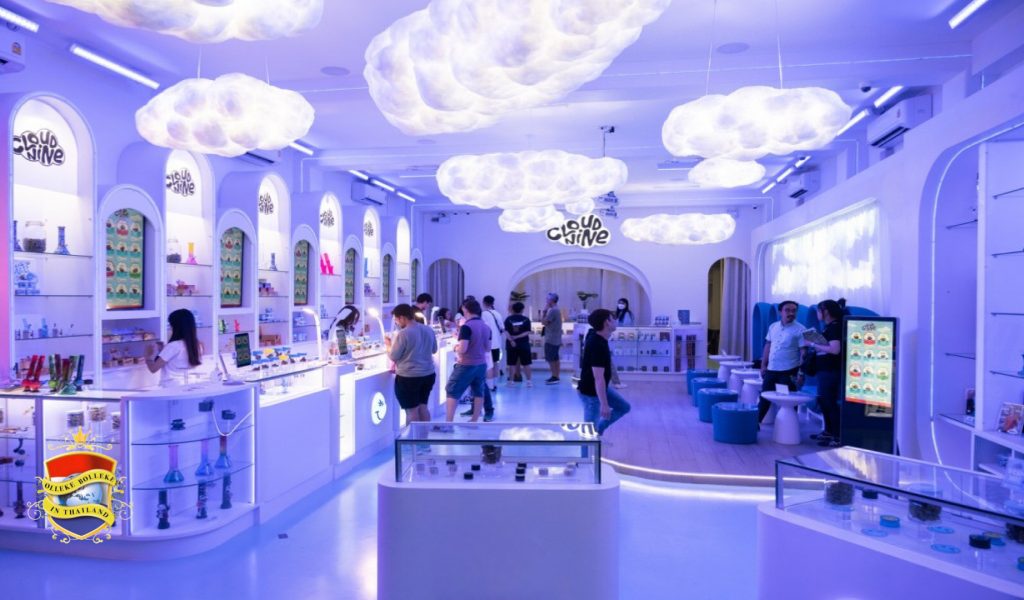 Wist U, dat  meest retro-futuristische cannabisapotheek van Thailand, in de wijk Asoke van Bangkok staat