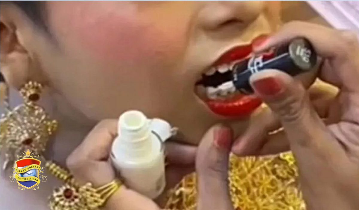 Thaise bevolking gewaarschuwd om geen nagellak te gebruiken om de tanden witter te maken