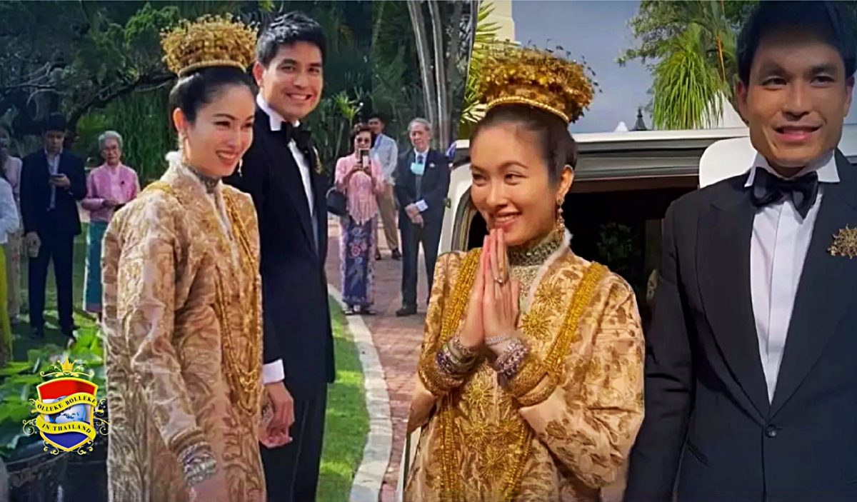 Vooruitstrevende transgender trouwt in Thailand met haar knappe prins in traditionele ceremonie