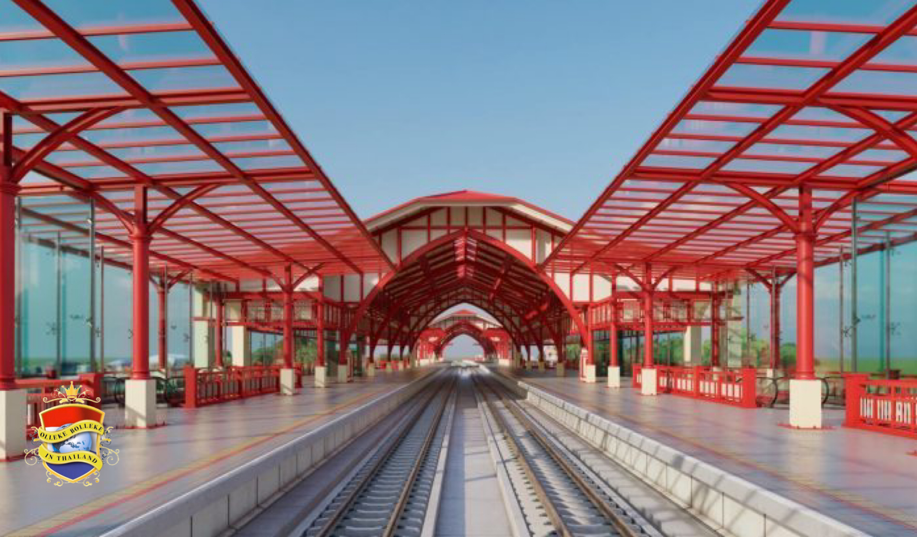 De oplevering van de dubbelsporige treinroute langs Hua Hin staat voor 2024 gepland