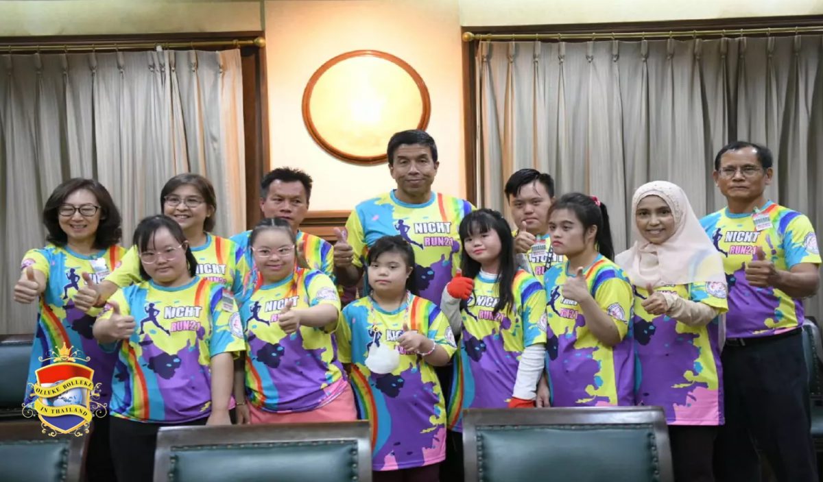 De hoofdstad van Thailand houdt vandaag een liefdadigheidsloop voor Wereld Downsyndroomdag