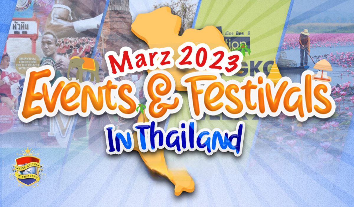 Thailand bereidt zich voor op een drukke maand maart met tientallen festivals en evenementen