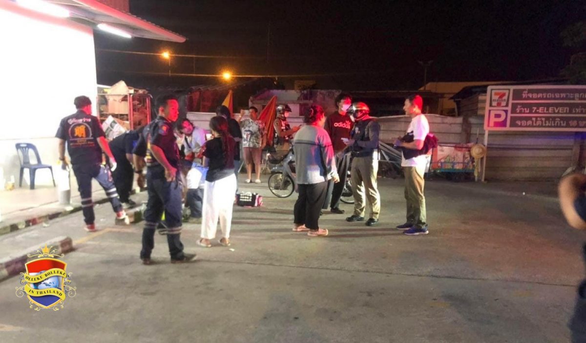 🎥 | Twee inwoners van de kustplaats Pattaya gewond geraakt bij een molotov-aanval 🚨
