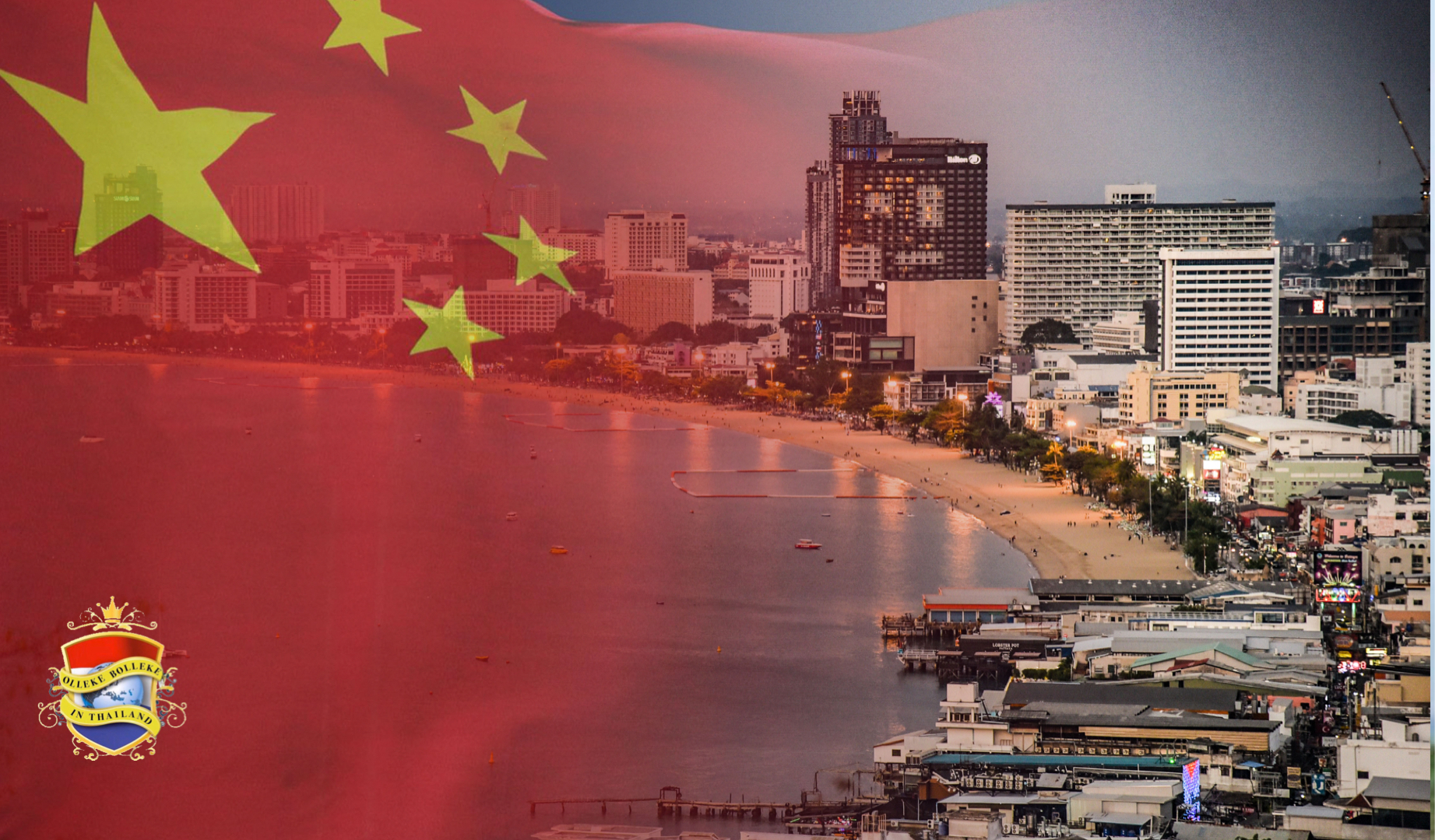 Chinezen en Indiërs investeren massaal in de kustplaats Pattaya