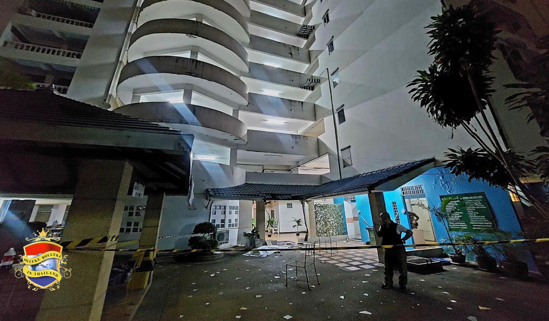 Twee buitenlanders, een Belg en een Fransman springen uit dezelfde flat, in dezelfde nacht in Pattaya hun dood tegemoet