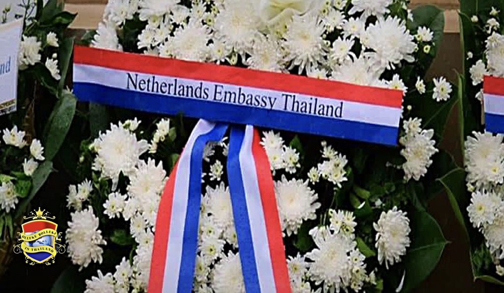 De dodenherdenking 2023 wordt op donderdag 4 mei in Bangkok gehouden 