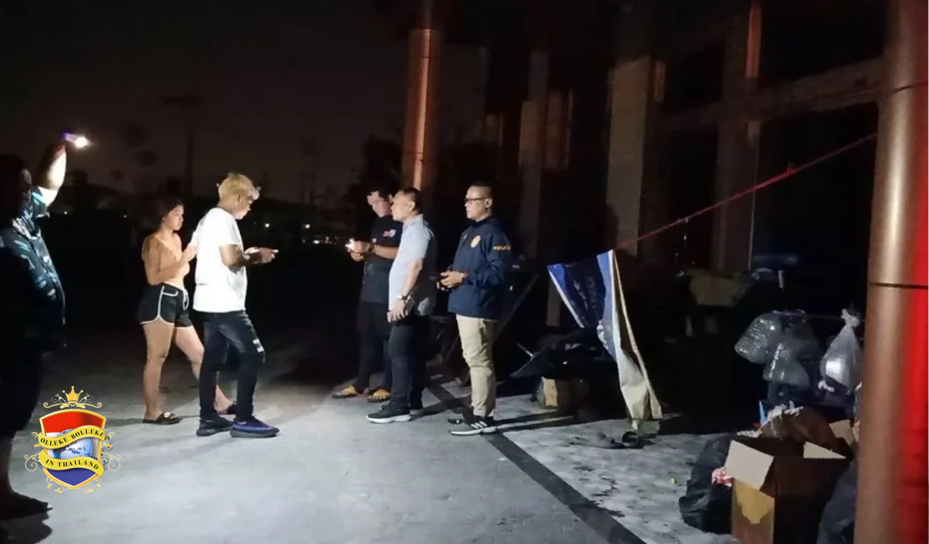 Dakloze vrouw valt in Pattaya, een man met een mes aan en beweerde zichzelf te verdedigen bij een poging tot verkrachting