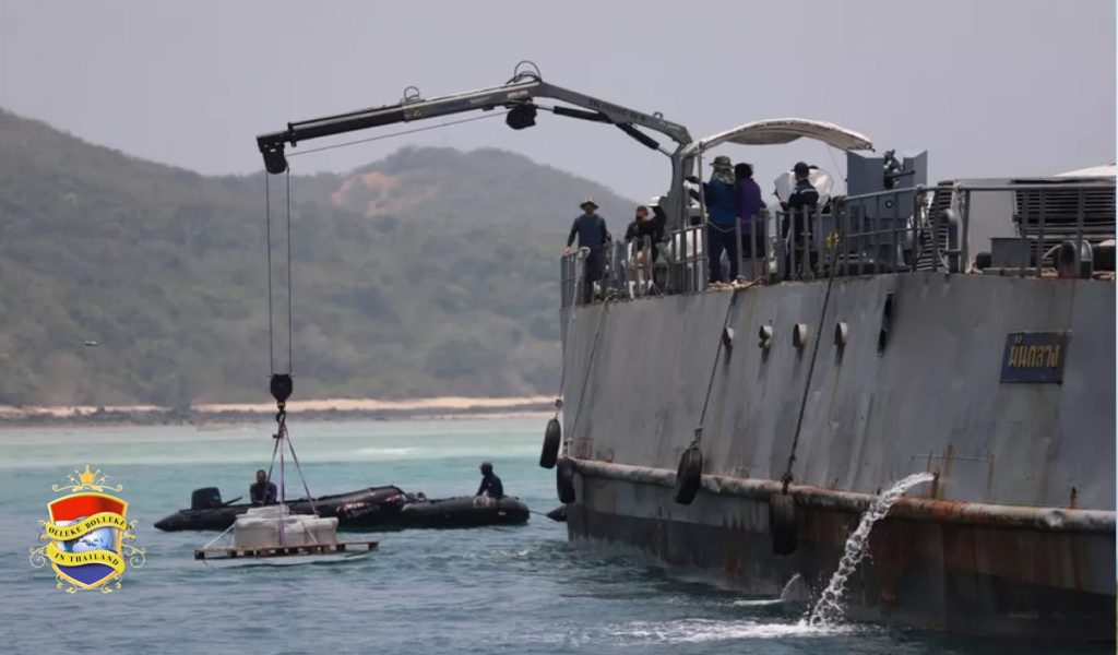 Kunstmatige riffen bevorderen het herstel aan de oostkust van Thailand