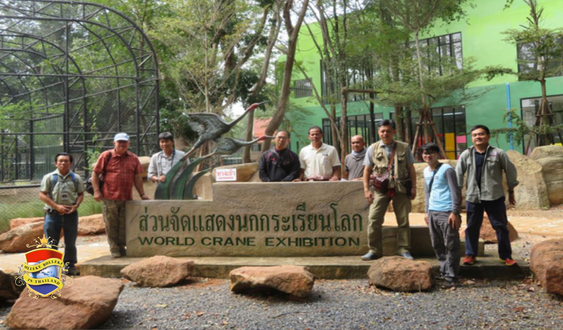Dierentuinen in Thailand en Vietnam gaan samenwerken om de bedreigde kraanvogels te beschermen