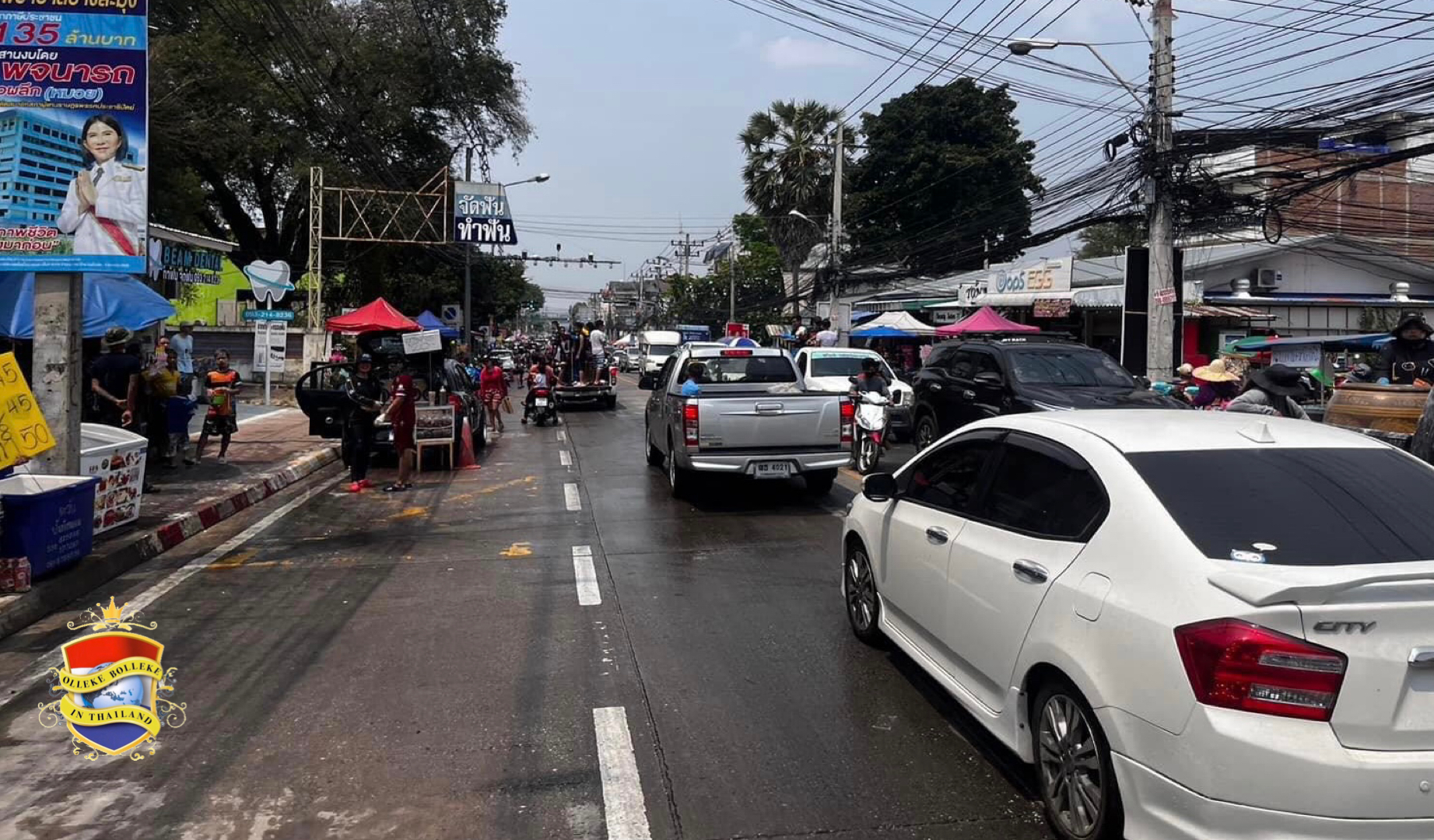 🎥 | Recordaantallen bezoekers uit binnen en buitenland vieren de songkran-week in pattaya