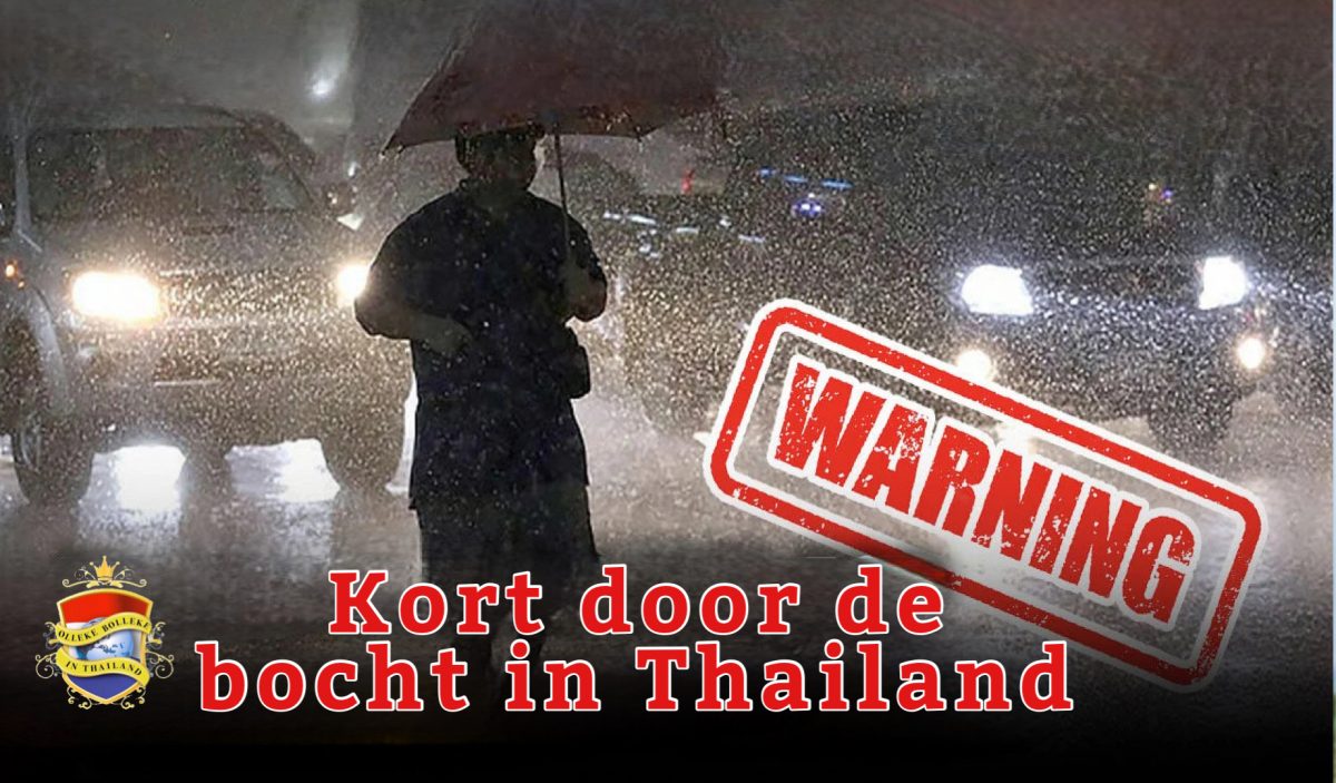 Thailand zet zich schrap voor onweer, hagel en harde wind