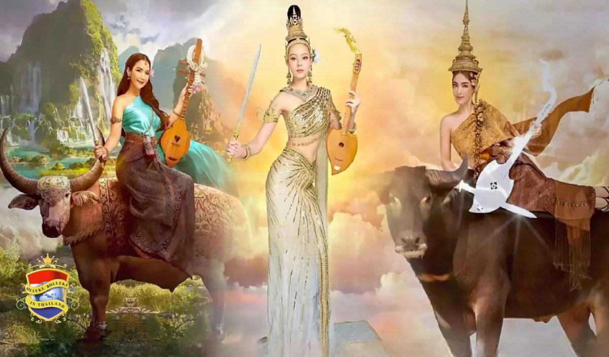 3 actrices ‘reïncarneren’ in Thailand als ware Songkran-godinnen