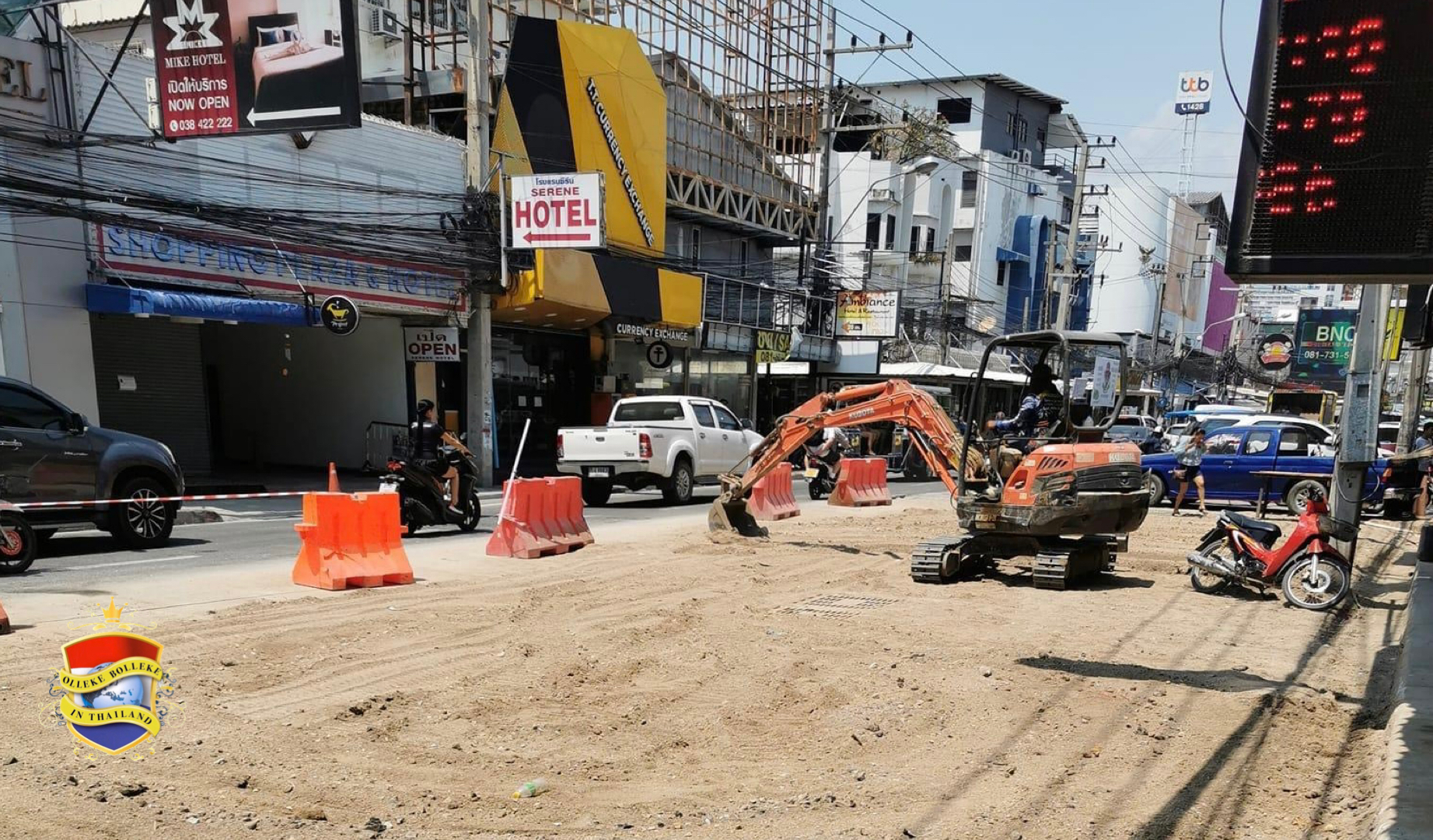 Inwoners van Pattaya uiten hun bezorgdheid over verkeer tijdens Songkran