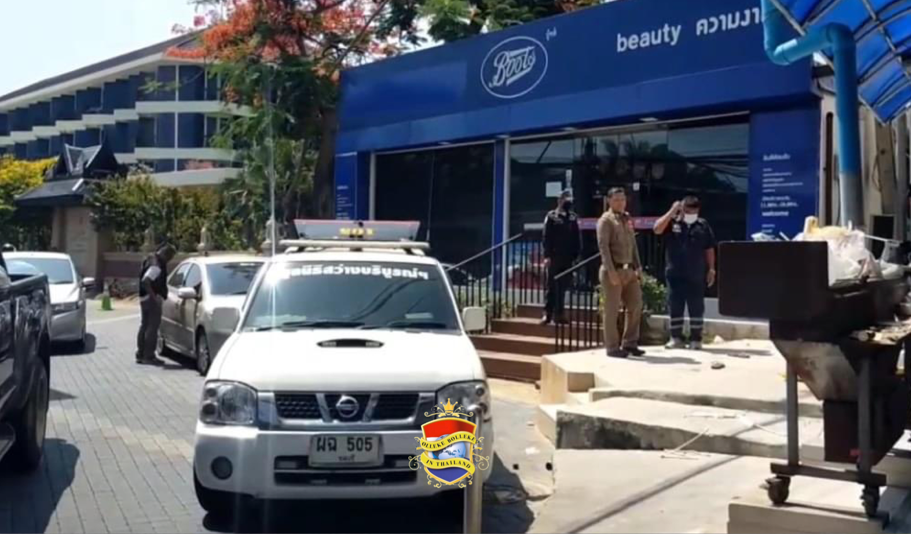 Een dakloze man werd dood aangetroffen in de Walking Street van Pattaya