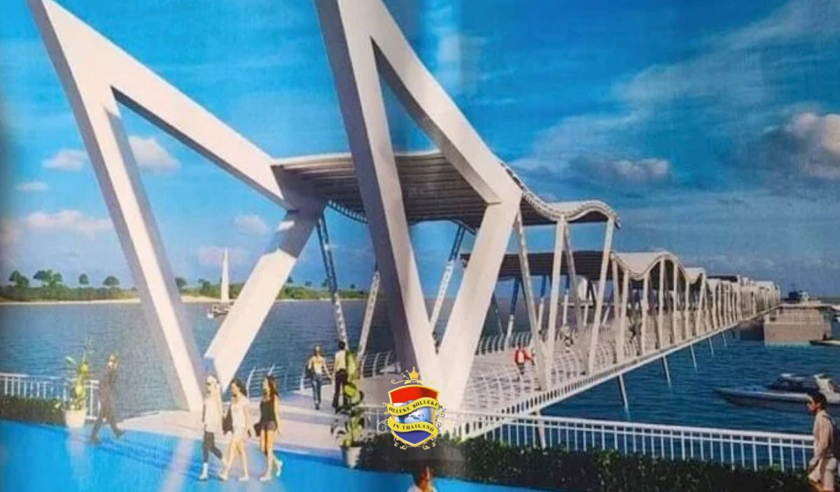 De burgemeester van Pattaya onthult het conceptontwerp voor de vernieuwde en overdekte Bali Hai Pier