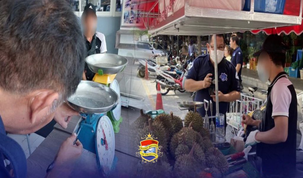 Vietnamese durian-verkoopster loopt in Thailand tegen de lamp voor malversaties met de verkoop van durian