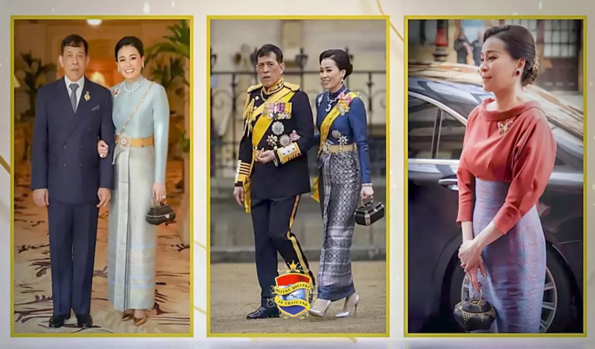 De traditionele Thaise handtassen van Koningin Suthida maakte furore bij de buitenlandse fashionista’s
