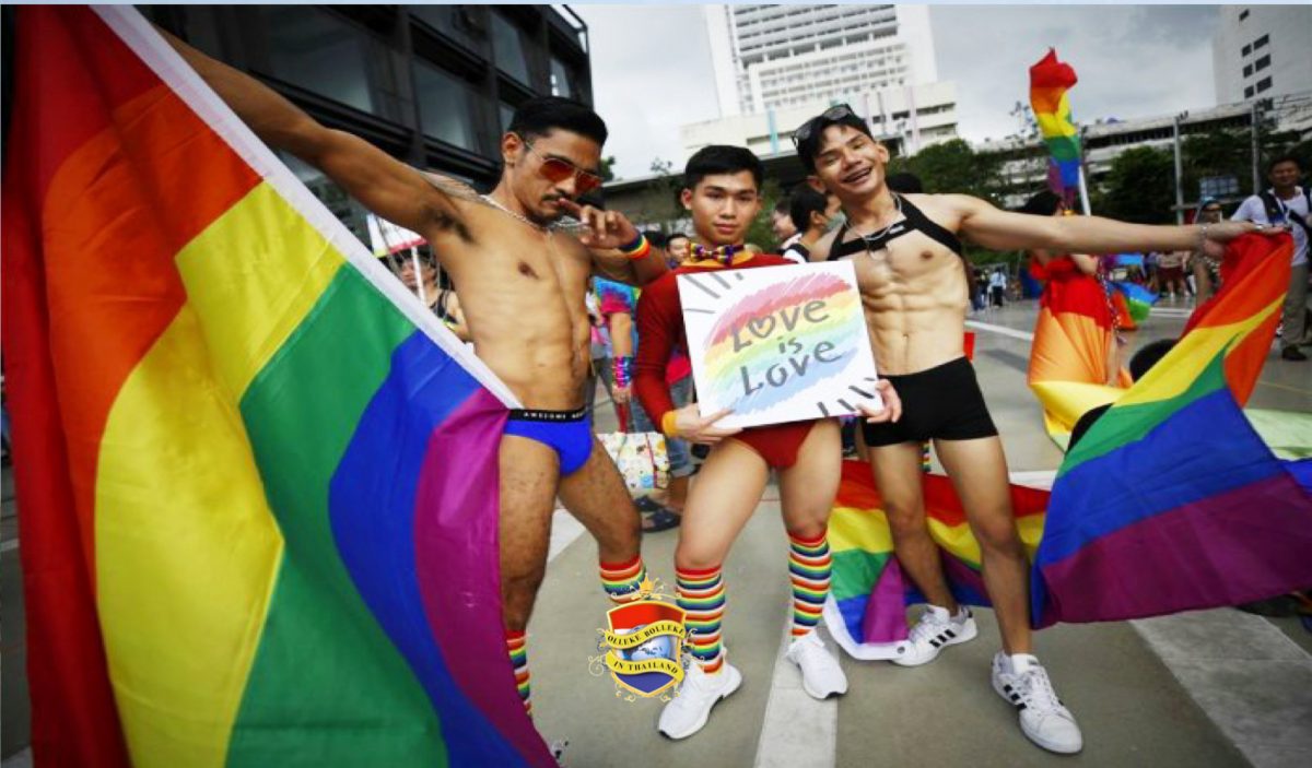 De hoofdstad van Thailand, Bangkok viert in juni op ongekende wijze de “Bangkok Pride Month”