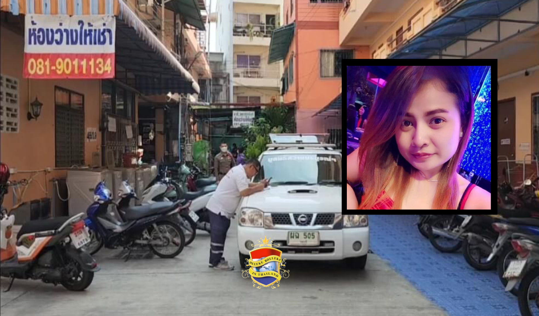 UPDATE | Politie Pattaya heeft een arrestatiebevel in handen om de moordenaar van khun Rattana op te pakken