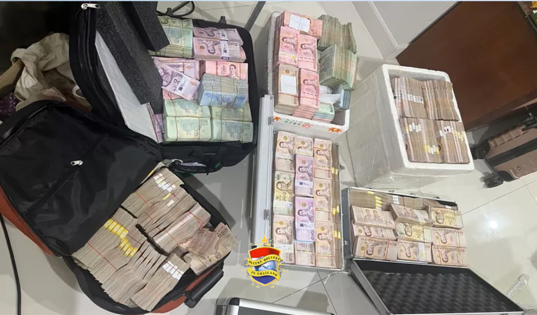 De politi beschuldigt voormalige monnik in Noordoost-Thailand van het verduisteren van 180 miljoen baht