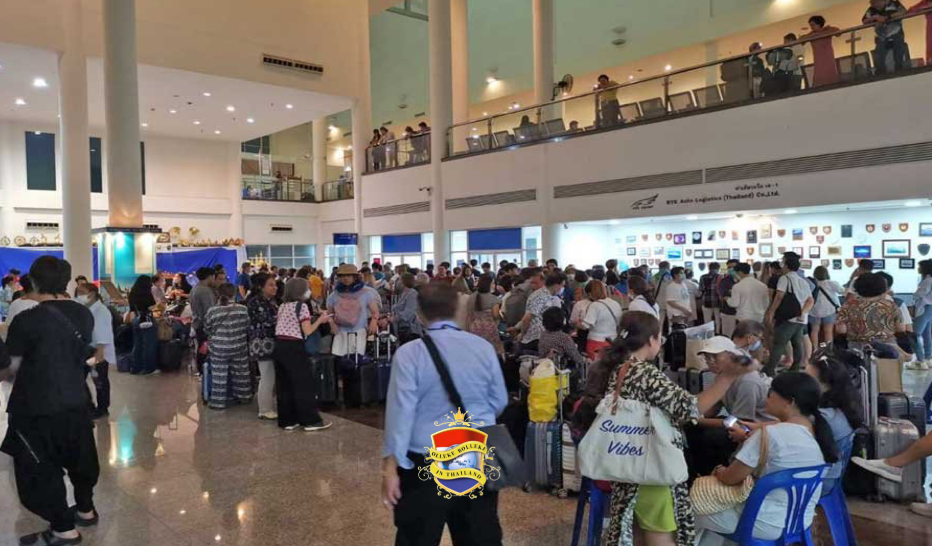 300 boze toeristen in Oost-Thailand bij de veter genomen met hun cruisetickets politie moet ingrijpen