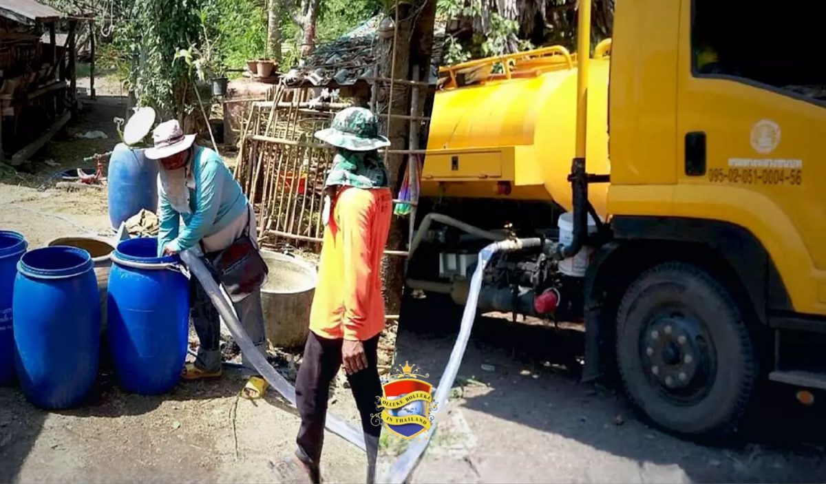 Thailand slaat alarm over de droogte terwijl trucks worden ingezet om dorpen van water te voorzien