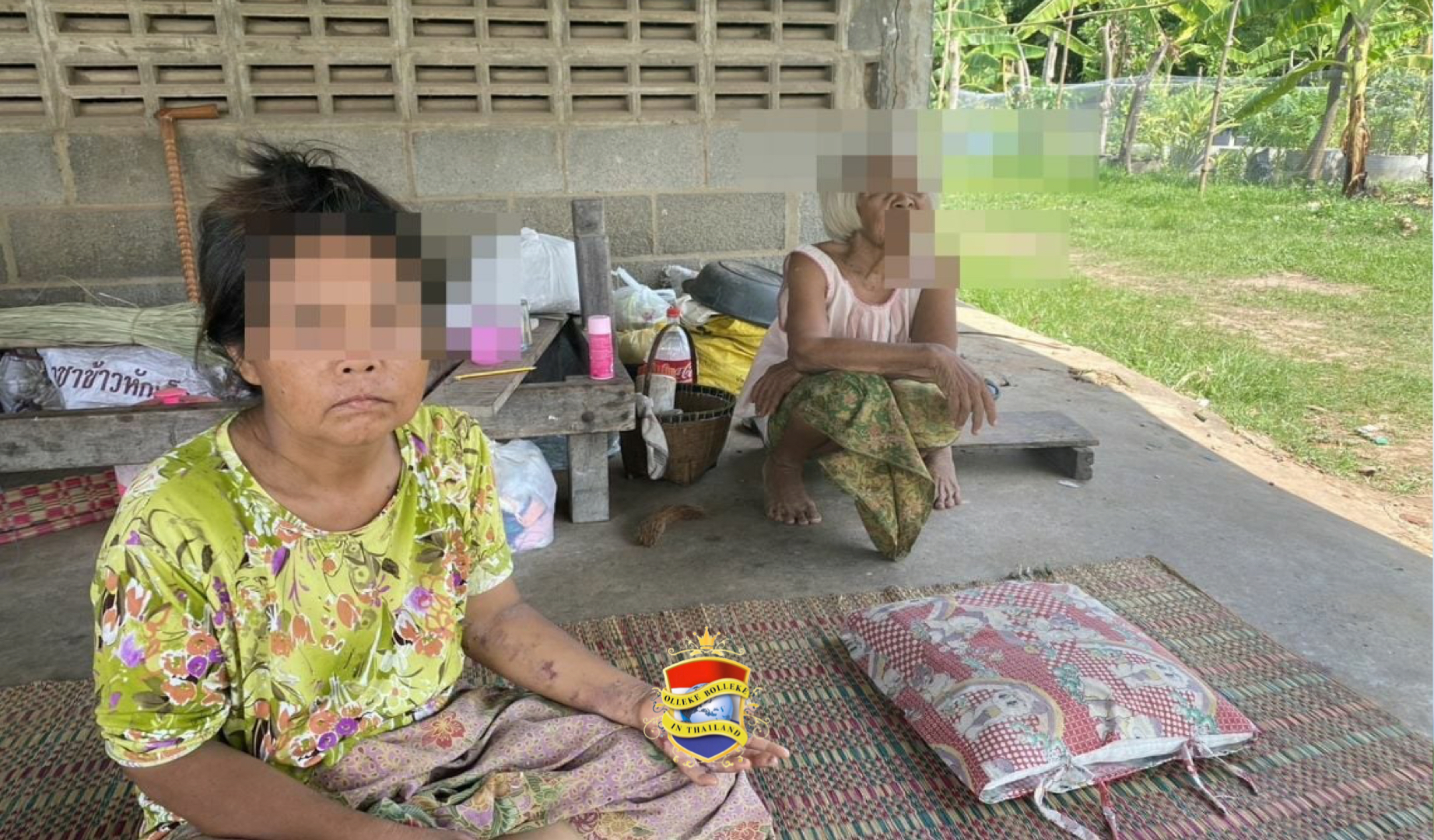 Verontreinigd water bezorgt de inwoners van Buriram pijnlijke huiduitslag