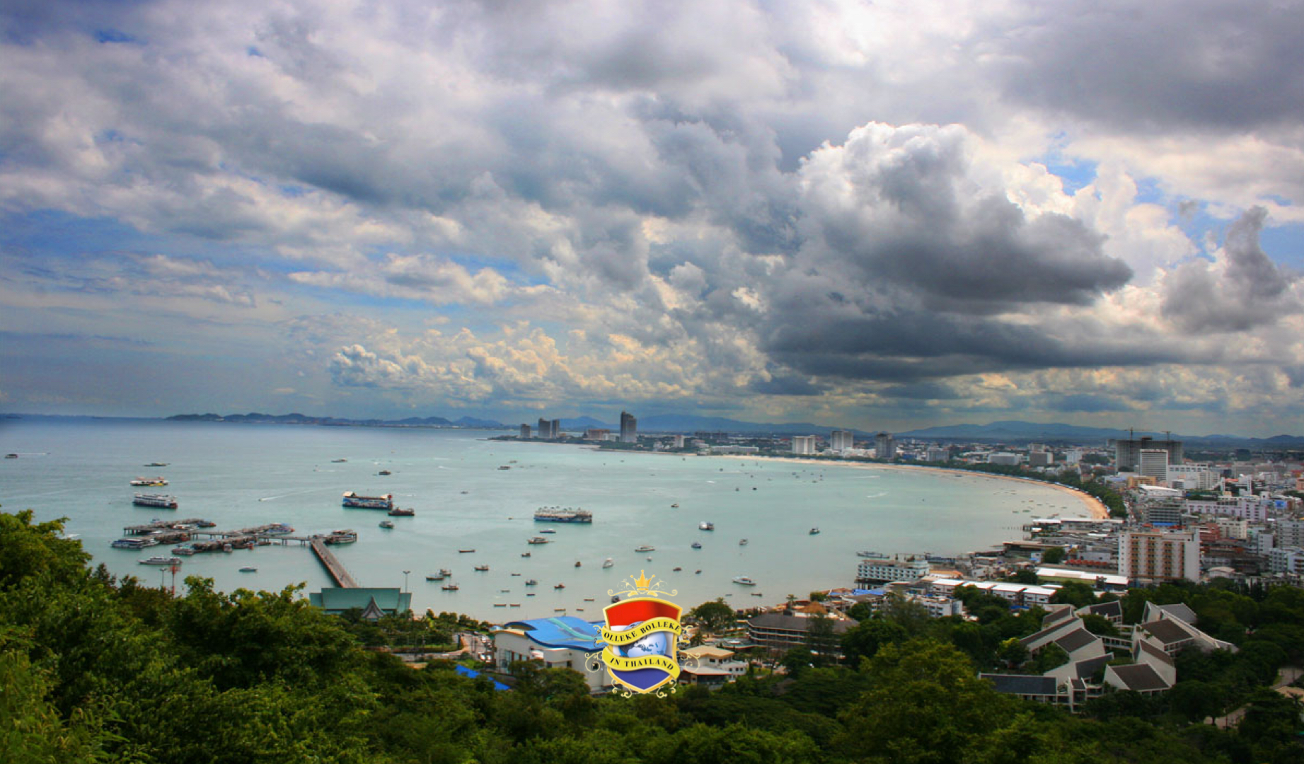 De oostkust van Thailand moet zich deze week schrap zetten voor hevige regen en harde wind
