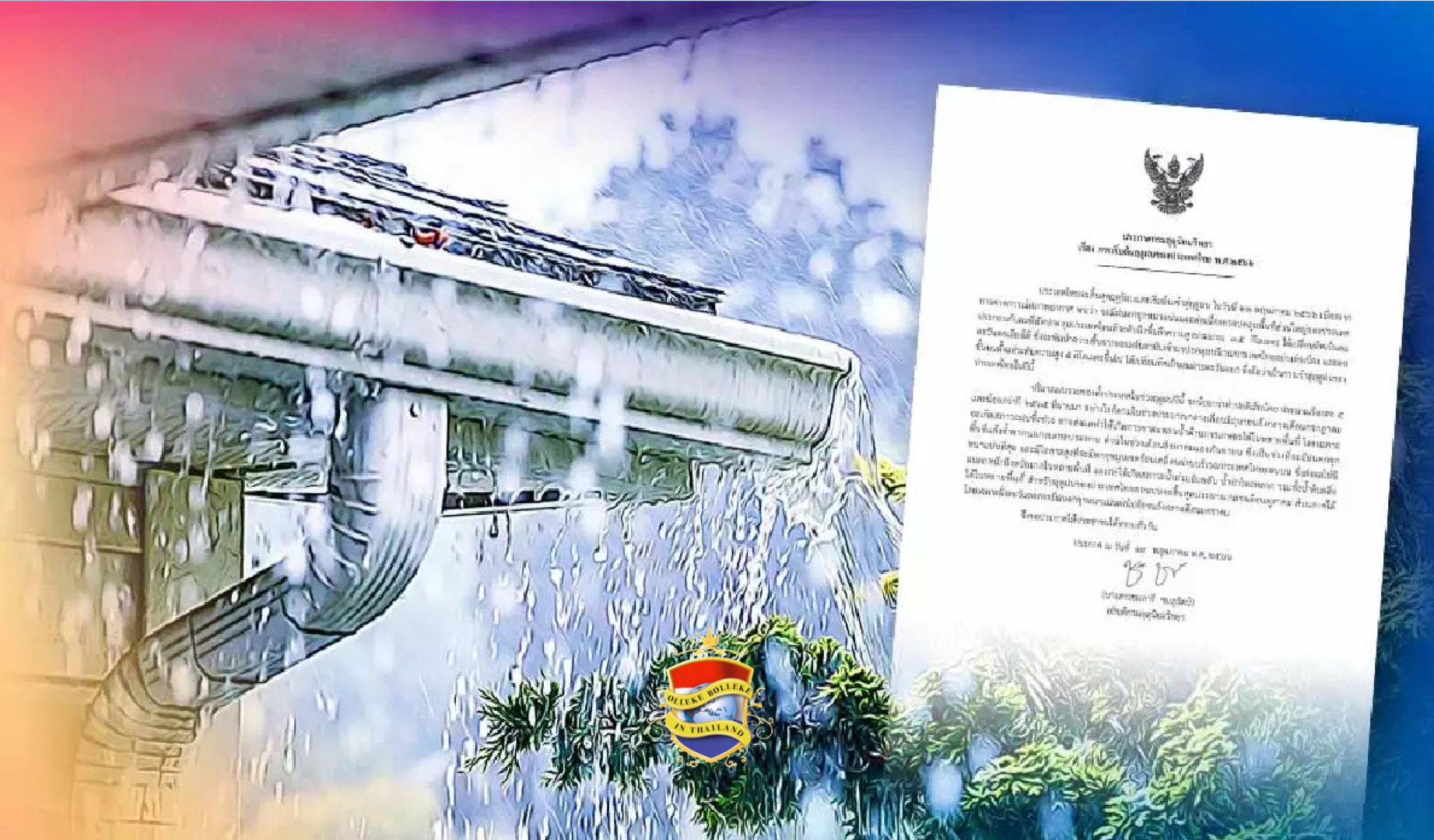 Vandaag 22 mei begint officieel het regenseizoen in Thailand