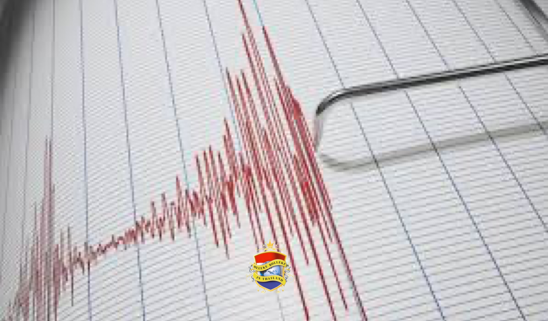 Reeks aardbevingen deed Zuid-Thailand schudden, welke in de wolkenkrabbers van Bangkok voelbaar waren