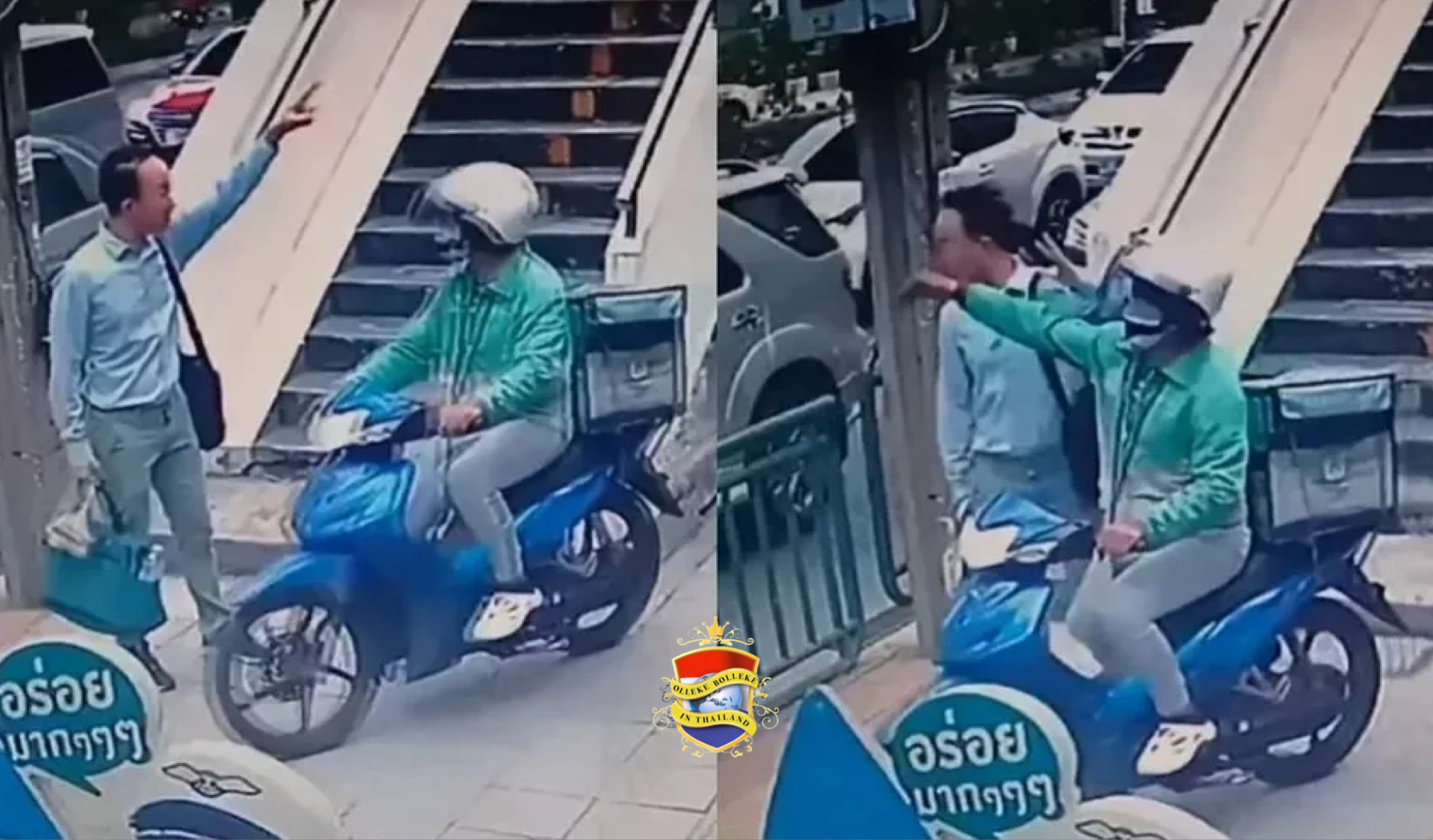 Over het trottoir in Bangkok lopen is veel gevaarlijker dan u denkt