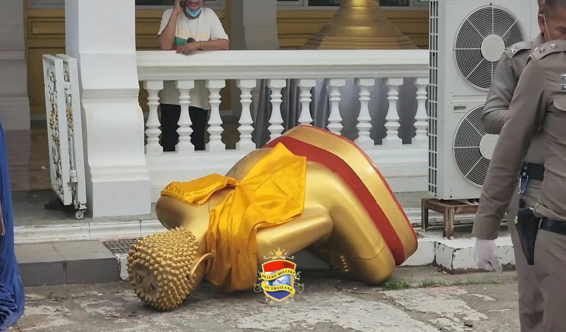 Goddelijke tussenkomst: vervoer Boeddhabeeld wordt fataal, waarbij de geesten onrust veroorzaakte