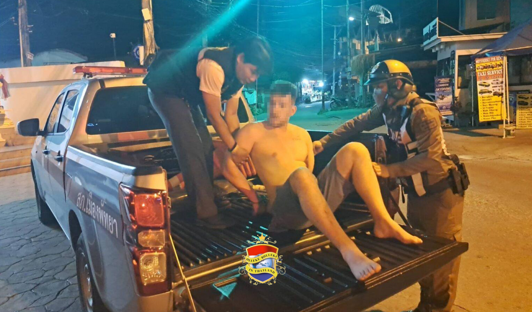 Naakte Britse man ontsteekt in woede en vernield het hotelmeubilair in het Centara Nova Hotel van Pattaya 