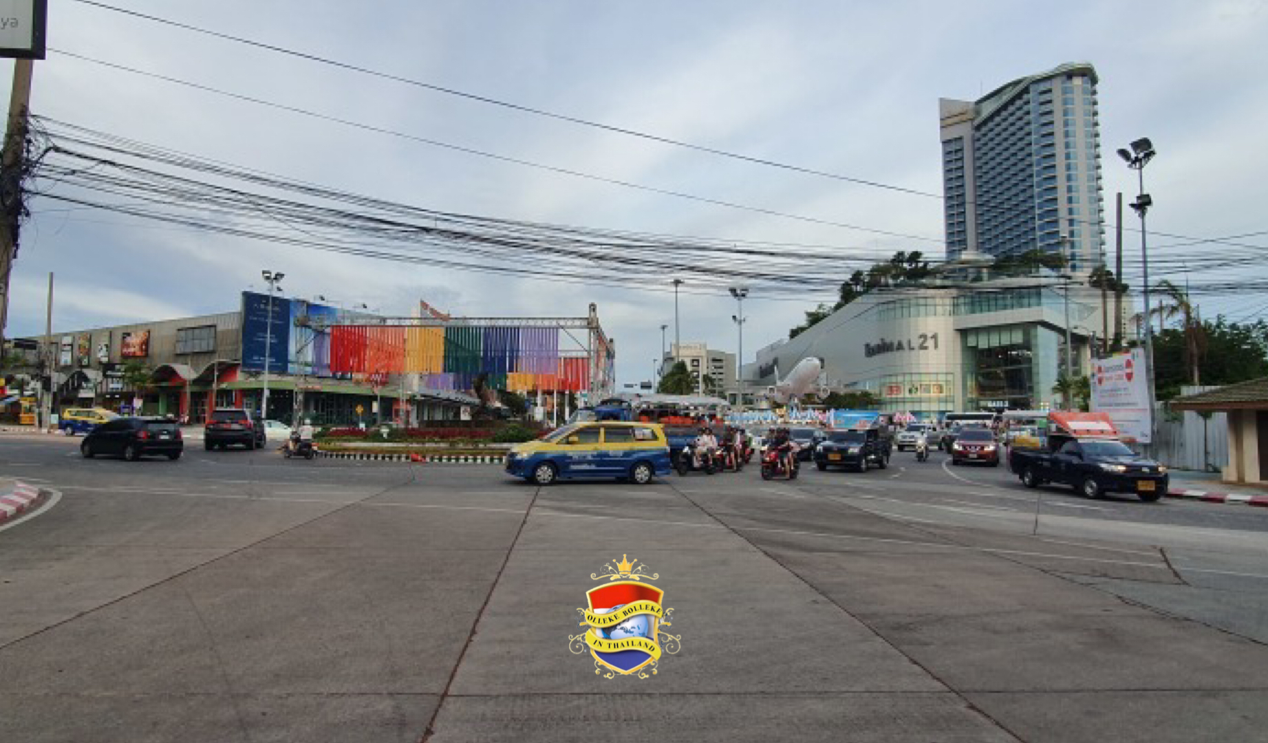 De “benenwagen” zou de oplossing voor de verkeersproblematiek in Pattaya kunnen zijn