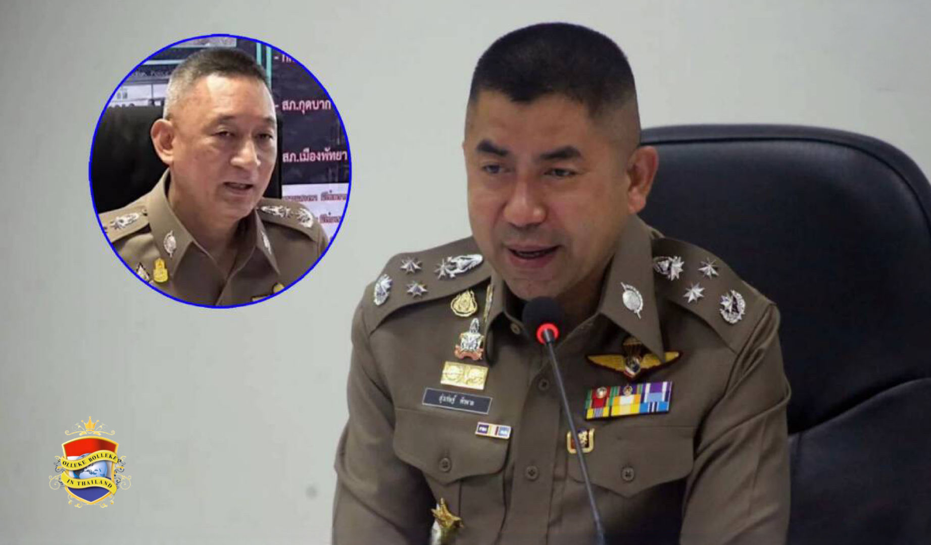 UPDATE | Big Joke neemt de afpersingszaak van de verdachte hoofdcommandant van de politie Chonburi over 