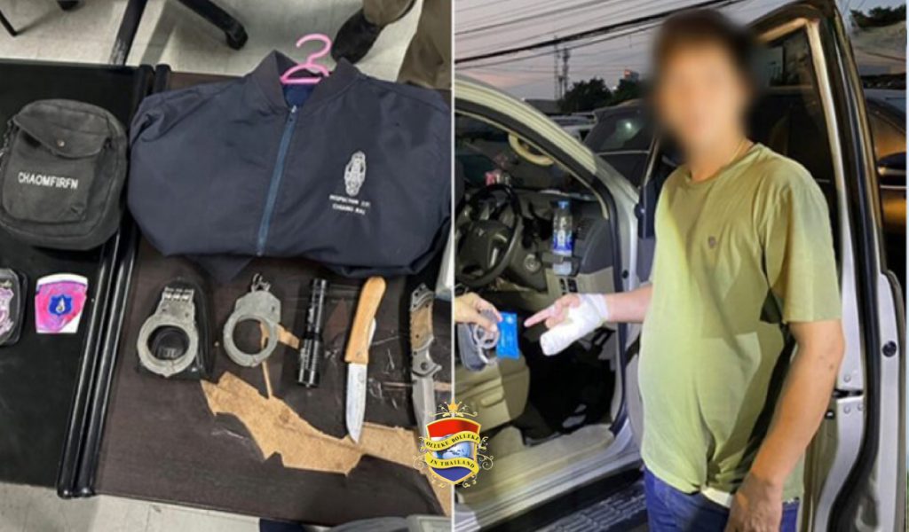 Nep-politieagent, die er een hobby van maakte om burgers te beroven in Bang Sue gearresteerd 