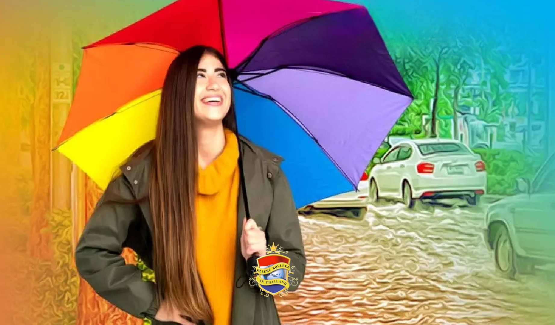 Een zuidwestelijke moesson brengt zware regen en hoge golven naar 42 Thaise provincies; voorzichtigheid geboden