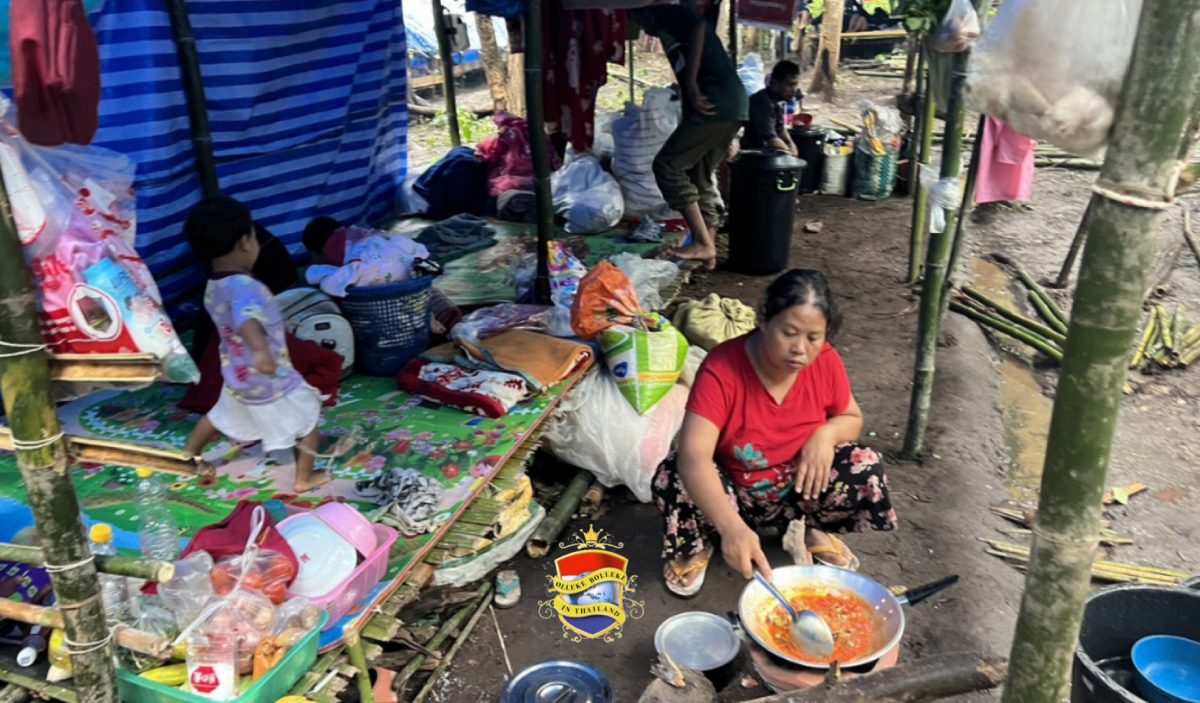 Enkele Myanmarese vluchtelingen in een opvangcentrum in Mae Hong Son hebben malaria opgelopen