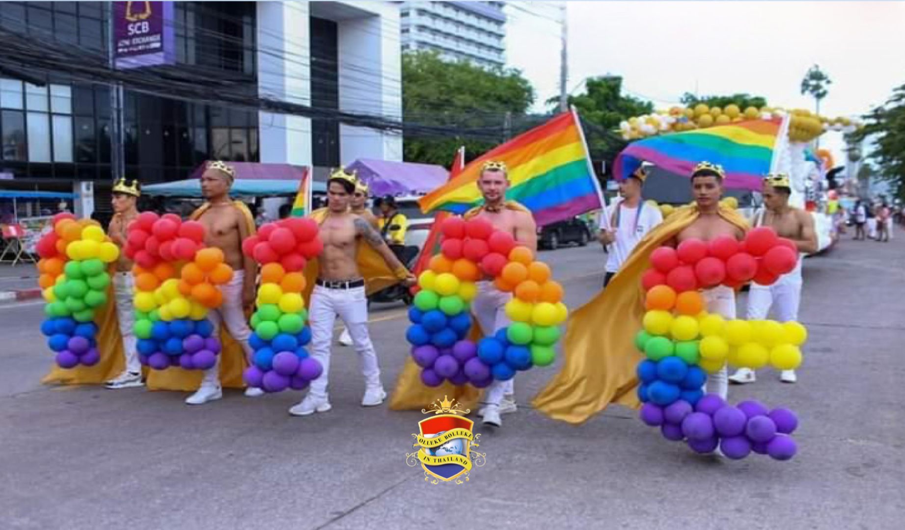 Pattaya organiseert op 24 juni twee fantastische optochten en een reuzenfestival