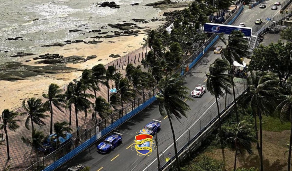 MIS HET NIET! het kustplaatsje Bangsaen organiseert “de Bangsaen Grand Prix autorace”