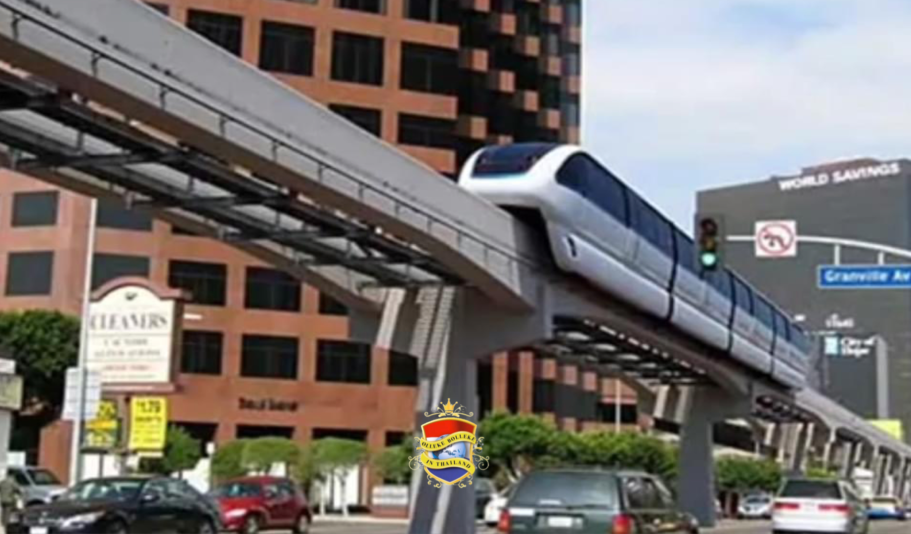 De kustplaats Pattaya is van plan om 4 monorail lijnen aan te leggen