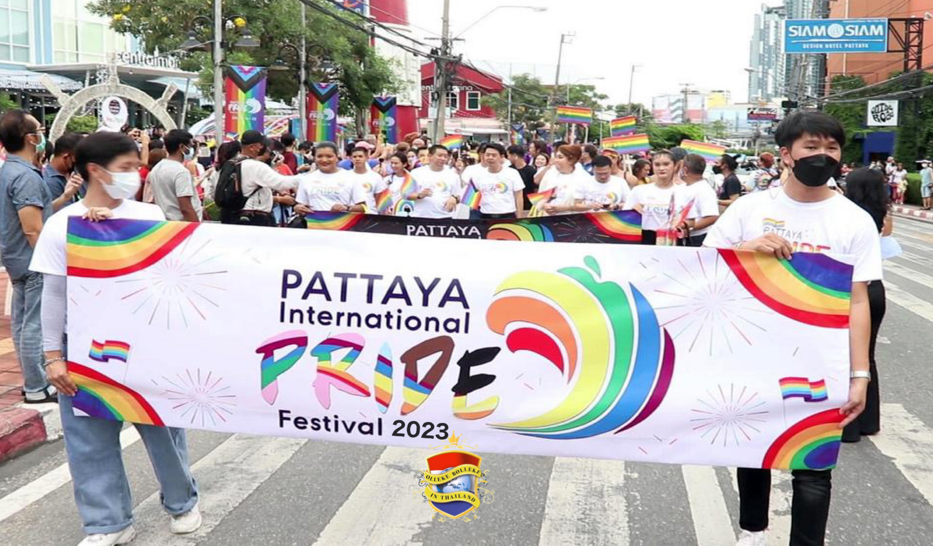 Pattaya organiseert op 10 juni op Jomtien Beach de Pattaya Pride Parade 2023