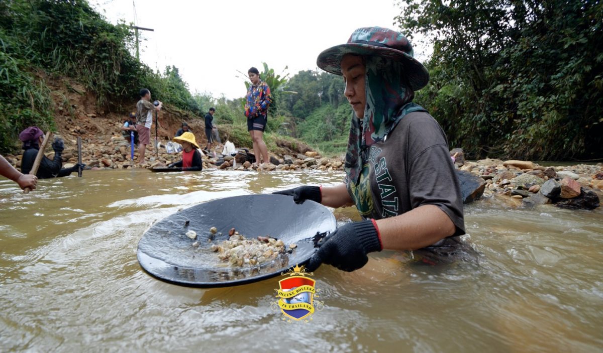 De bevolking in het zuiden van Thailand bevangen door goudkoorts